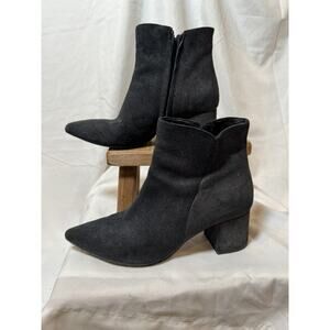 Cordani Queenie 2B Womens‎ 6  Grey Leather/Suede Pull On Zipper Ankle Boots